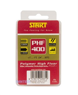 Мазь скольжения START PHF 400 Red, (-1-6 C), 60 g - фото 13204
