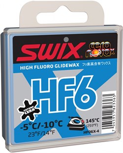 Мазь скольжения SWIX HF6X, (-5-10 C), Blue, 40 g - фото 13382
