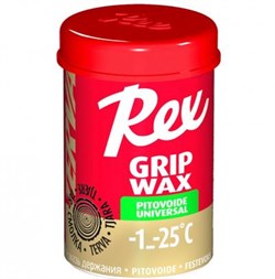 Мазь держания REX Grip waxes, (-1-25 C), Universal Tar-, 45g - фото 17295