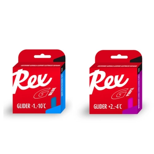 Мазь скольжения REX Racing Gliders, (-1-10 C), Blue/Purple, 2 * 43g 421