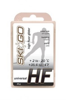 Мазь скольжения SKIGO HF Universal, (+2-20 C), White 45 g - фото 17409