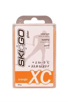 Мазь скольжения SKIGO XC, (+1-5 C), Orange 60 g - фото 17423
