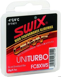 Ускоритель SWIX Cera F White Uni Turbo FC8XWS, (+4-4 C), 20 g - фото 17606