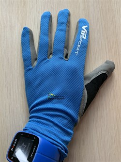 Перчатки VIPSPORT для лыжероллеров Blue