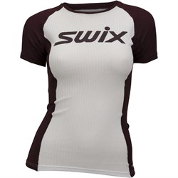 Футболка SWIX RaceX Light SS женская white bordo - фото 20449
