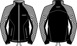 Куртка KV+ Lahti разминочная black/white - фото 21613