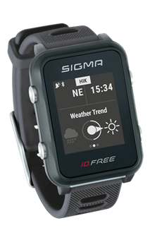 Часы SIGMA ID.FREE Gray, 7 профилей (GPS, пульс.на часах) - фото 21715