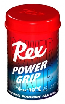 Мазь держания REX Power Grip waxes, (-4-10 C), Blue, 45g - фото 25099