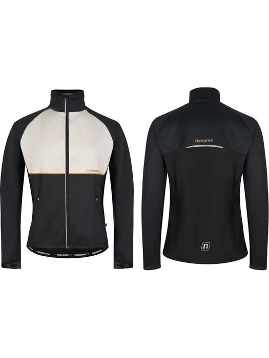 Куртка разминочная NONAME Warm UP, BLACK/GRAY unisex черн/серая