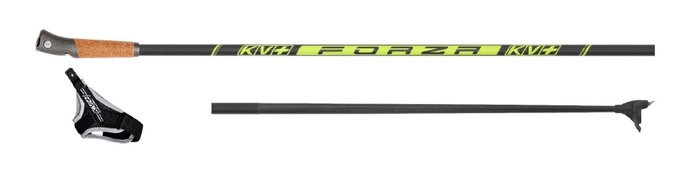Палки лыжные KV+ FORZA Clip 100% Carbon 22p016Y