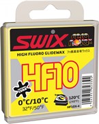 Мазь скольжения SWIX HF10X, (+10-0 C), Yellow, 40 g