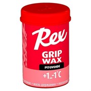 Мазь держания REX Grip waxes, (+1-1 C), Red, 45g