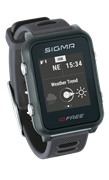 Часы SIGMA ID.FREE Gray, 7 профилей (GPS, пульс.на часах)