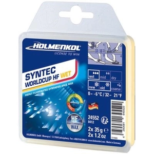 Мазь скольжения HOLMENKOL SYNTEC World Cup HF 2.0 WET, (0-6 C), 2*35 г 24202