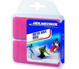 Мазь скольжения HOLMENKOL Betamix Red, (-4-14 С), 2*35 г 24114