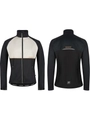 Куртка разминочная NONAME Warm UP, BLACK/GRAY unisex черн/серая