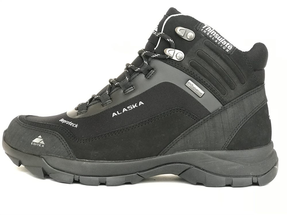 Купить Мужские ботинки EDITEX Alaska WP Thinsulate Black-9 100 ₽