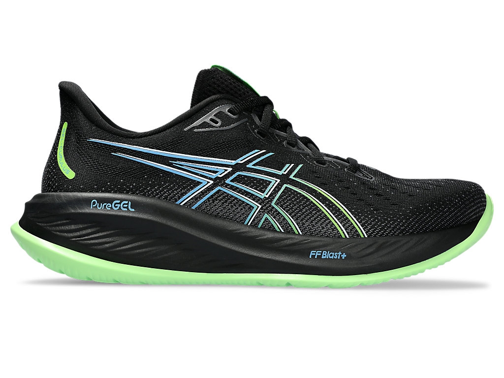 ASICS GEL CUMULUS 26 Black Electric Lime 16 600