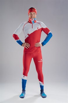 Гоночный костюм NORDSKI Premium Red RUS - фото 17022
