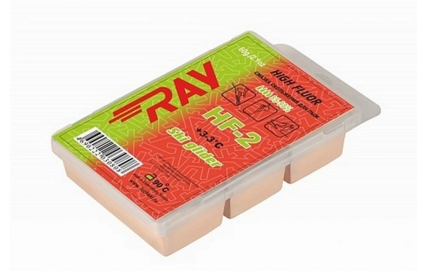 Мазь скольжения RAY High Fluor (+3-3 C), 60 гр HF2