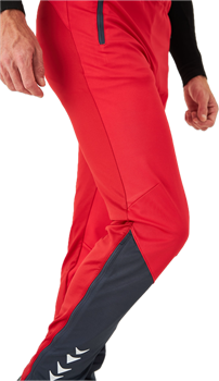 Лыжные разминочные брюки BIVIUM Баланс мужские red/blue - фото 24843