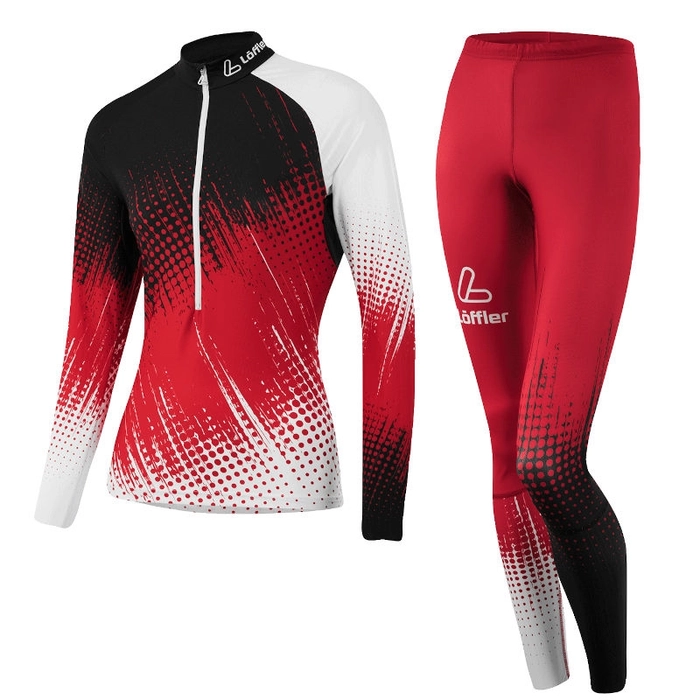 Гоночный комбинезон LOFFLER WС женский Red/Black 25268-995