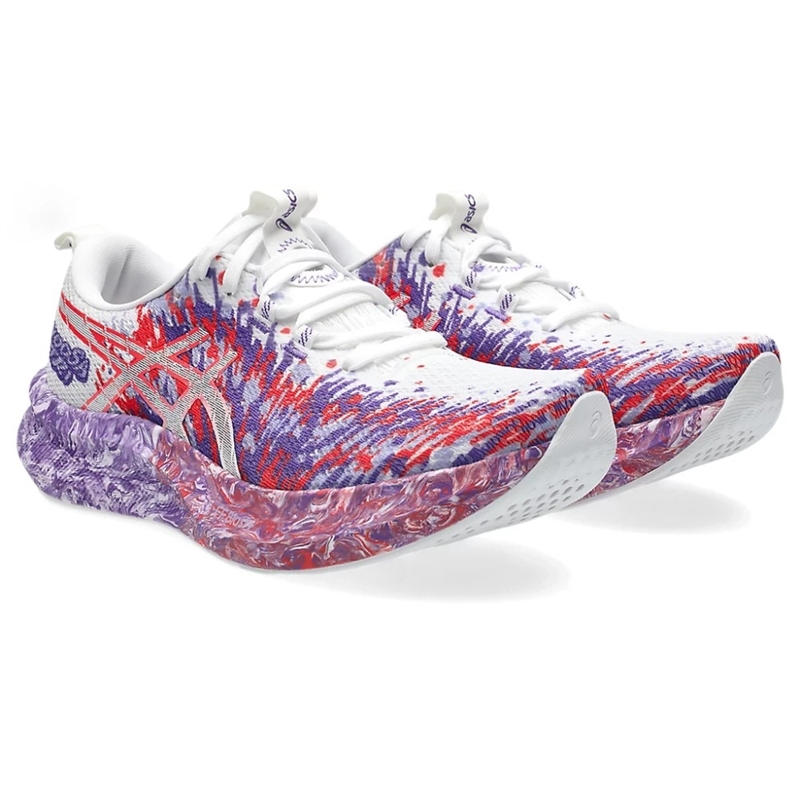 Asics NOOSA TRI 16 (W) Кроссовки беговые женские Белый/Фиолетовый/Красный 1012B675-101 - фото 27358