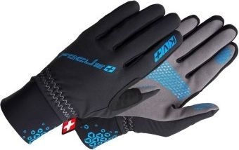 Перчатки KV+ XC FOCUS pro-wind-tech black/Blue 21G07.2 - фото 27426