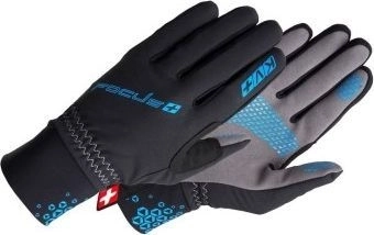 Перчатки KV+ XC FOCUS pro-wind-tech black/Blue 21G07.2
