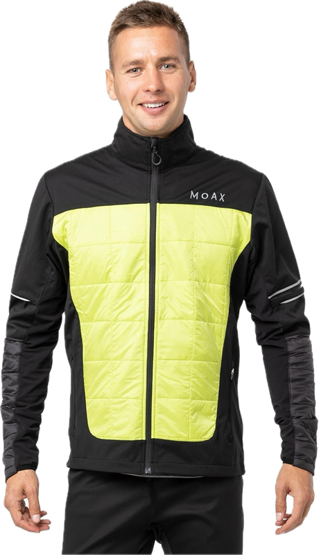Куртка MOAX Navado Hybrid мужская черная/лайм SW222321-51700