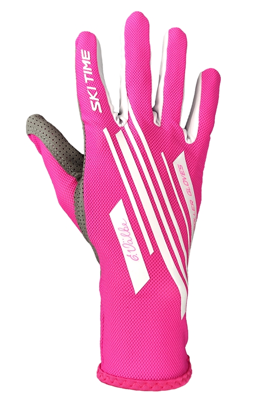 Перчатки SKI TIME RACE для лыжероллеров Розовые STRG0105/pink