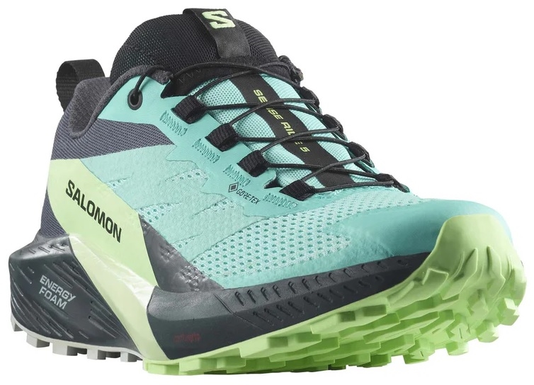 Salomon Sense Ride 5 Ibiza Blue Radiance/Green Ash/India Ink L47216000