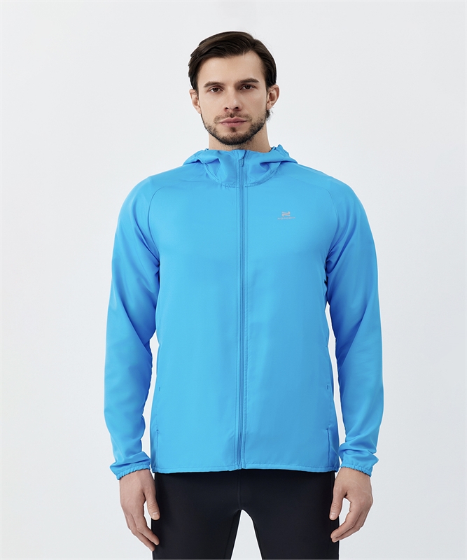 Ветровка с капюшоном NORDSKI Runway Light Blue 343790
