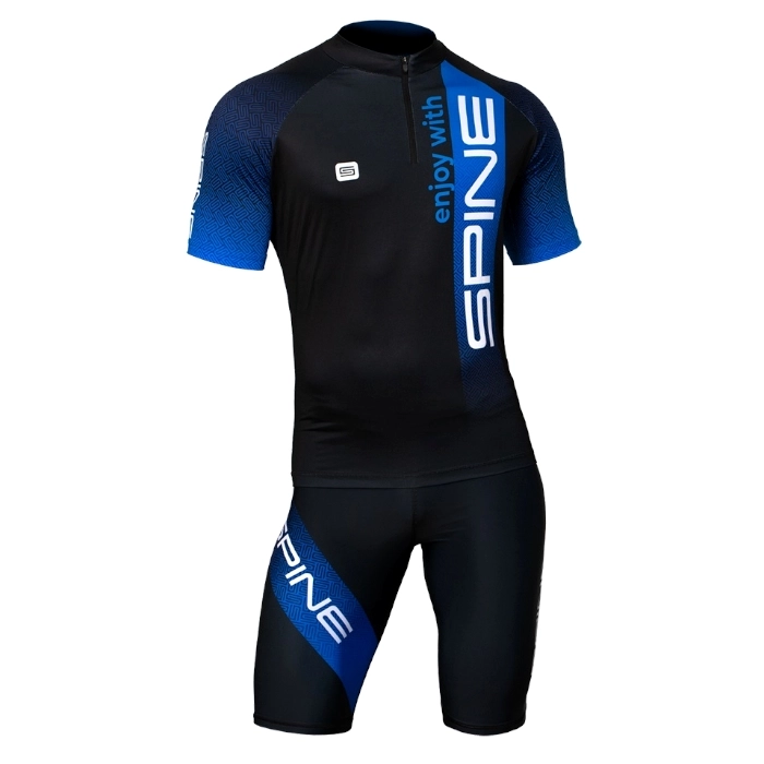 Костюм для лыжероллеров SPINE black/blue LGK/24-01