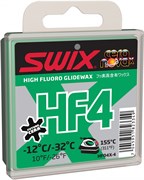 Мазь скольжения SWIX HF4X, (-12-32 C), Green, 40 g