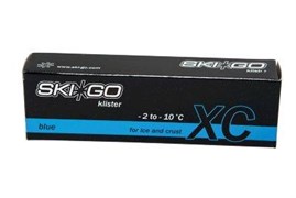 Клистер SKIGO XC, (-3-10 C), Blue, 60 g (наст, обледенелый снег)