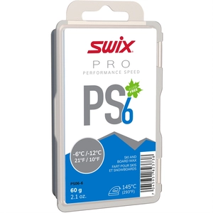 Мазь скольжения SWIX PS Blue, (-6-12 C), 60 g PS06-6