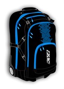 Сумка на колесах KV+ Trolley black/blue, объем 40 л