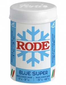 Мазь лыжная RODE, (-1-3, -3-10 С), Blue Super, 45g P32