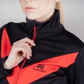 Куртка разминочная NORDSKI Base Black/Red женская 811910