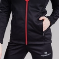 Куртка разминочная NORDSKI Base Black/Red женская 811910