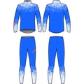 Комбинезон гоночный KV+ Tornado Blue/White раздельный 23V118.20