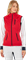 Лыжный разминочный жилет BIVIUM Пик женский true red - фото 25039