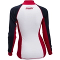 Термофутболка на молнии SWIX RaceX LS White/red/blue женская 40826