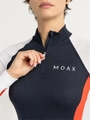 Термофутболка на молнии MOAX Race LS женская 114040-75120